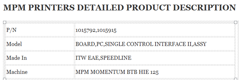 MODULE, STEPPER DRIVE, W FW VER NODE ID BIT RATE, 1015915 Mpm Printer