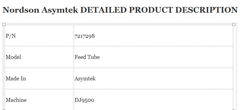 Asymtek 7217298