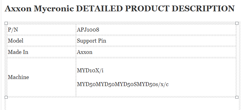Axxon Mycronic Dispenser APJ1008