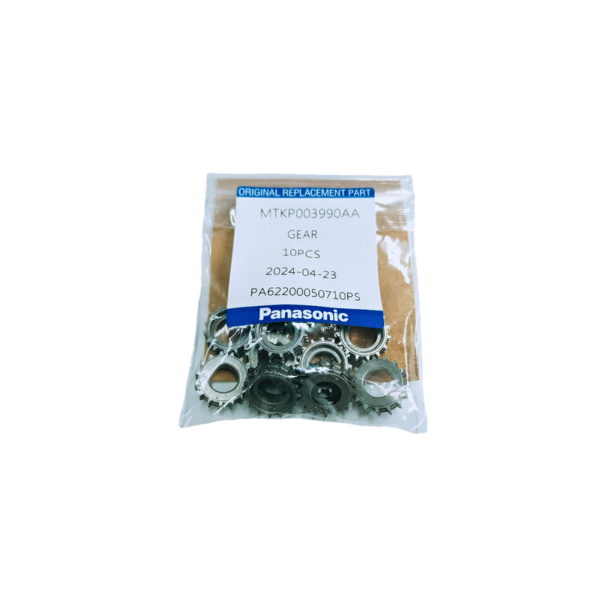 Panasonic Gear (PN: N210047118AB, KXFA1KMAA01, MTKP003990AA) for precise SMT machine operation.