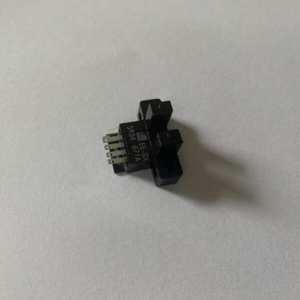EE-SX671A optical through-beam sensor module with 5mm detection range, part of the EE-SX671P series, priced at $10 and in stock.
