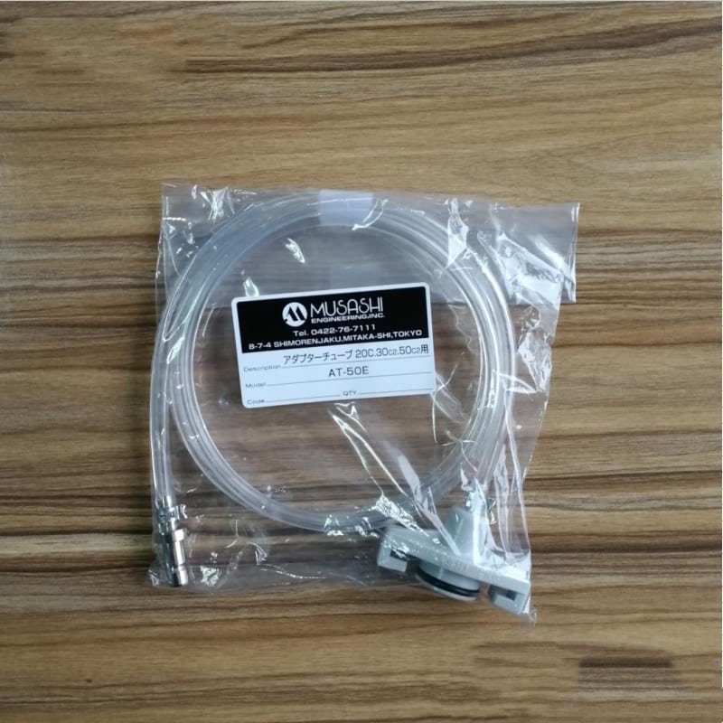 Musashi Engineering AT-50E-H adapter tube for precision fluid dispensers.