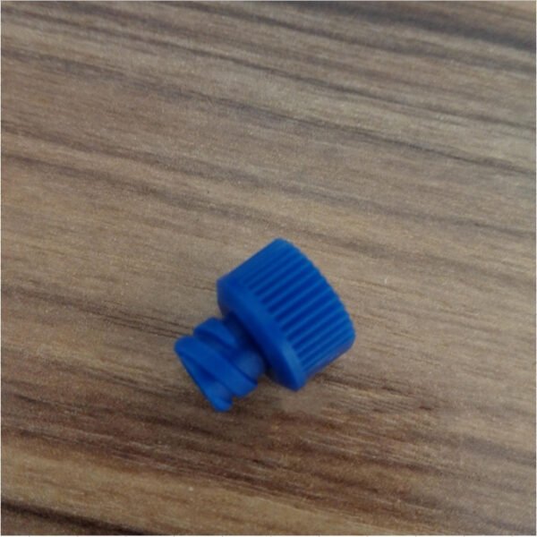 MUSASHI NC-7E NC-7E knurled needle cap by Musashi Engineering for fluid dispenser use.