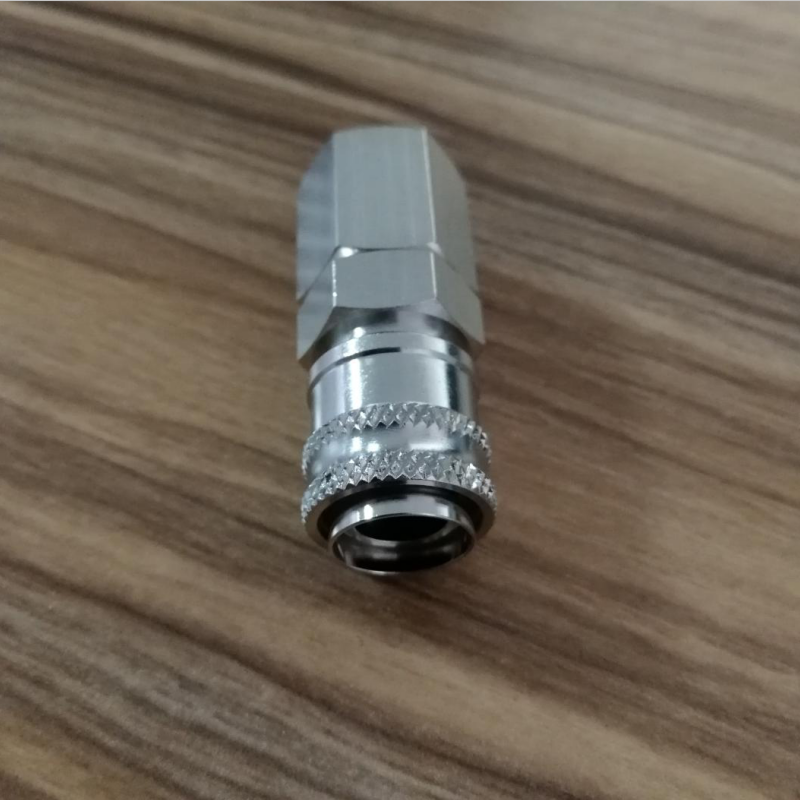 QS-2N Musashi pneumatic quick joint, original air connector for dispensing system.