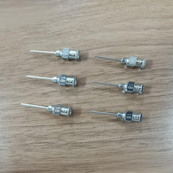SNA-18G-B Musashi SNA-18G-B metal needle for dispenser, gauge 18, original dispensing part.