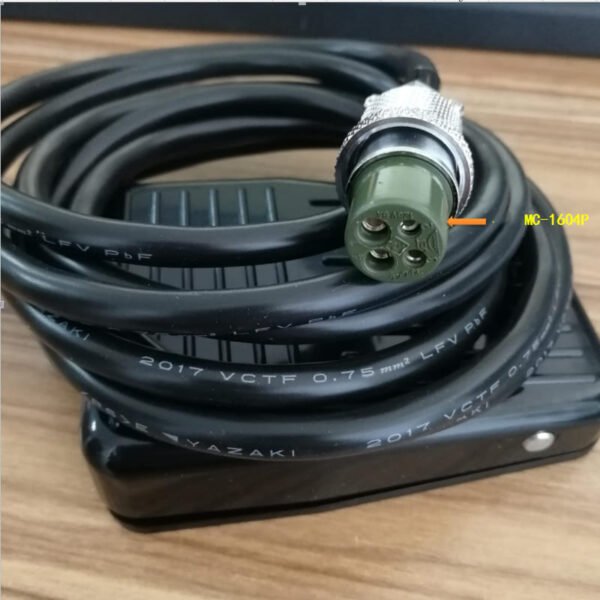 Original Musashi FS/W-2-1604P foot pedal for dispenser, FS/W-2-1602P compatible.